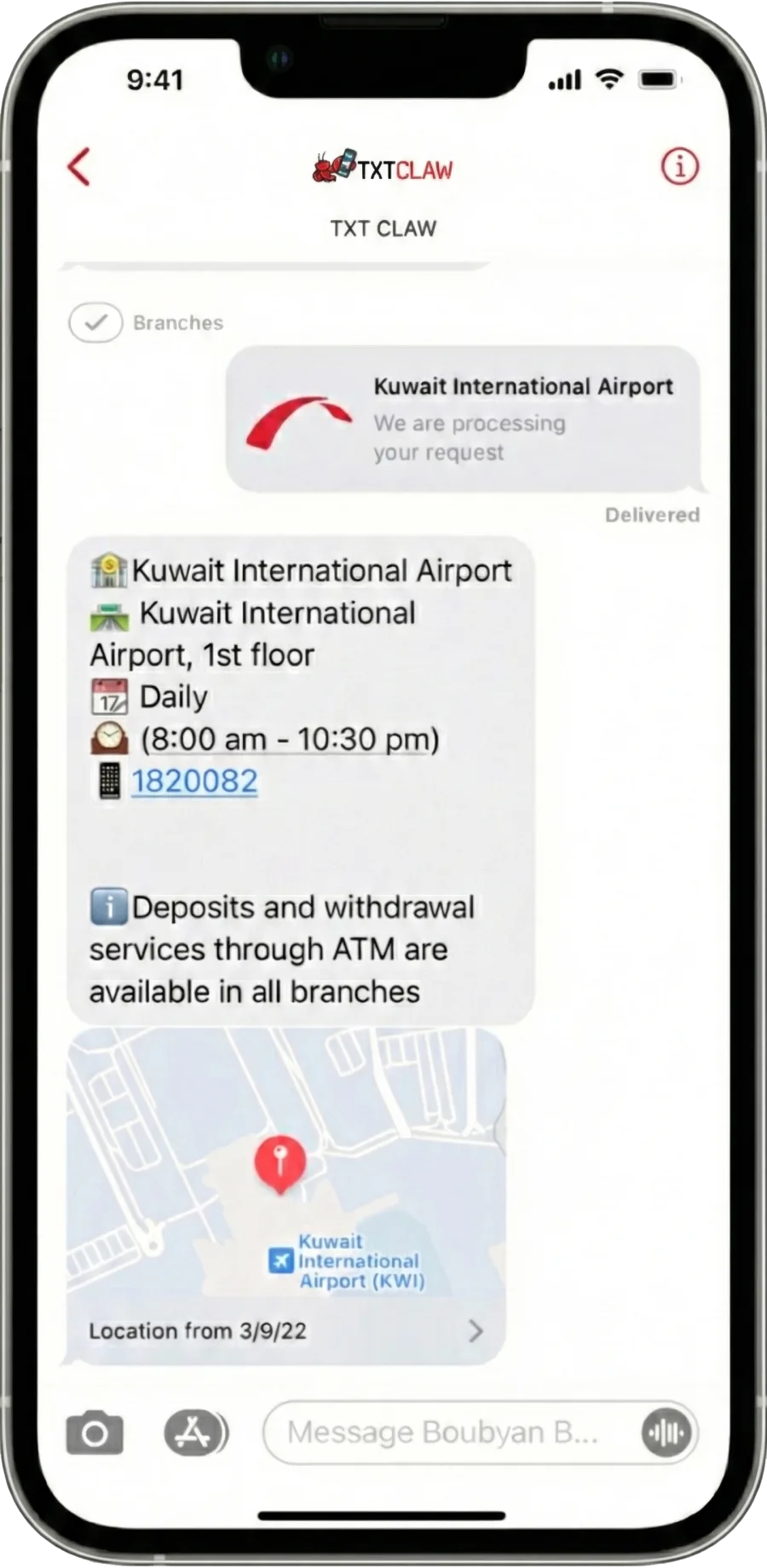 Travel and itinerary iPhone mockup